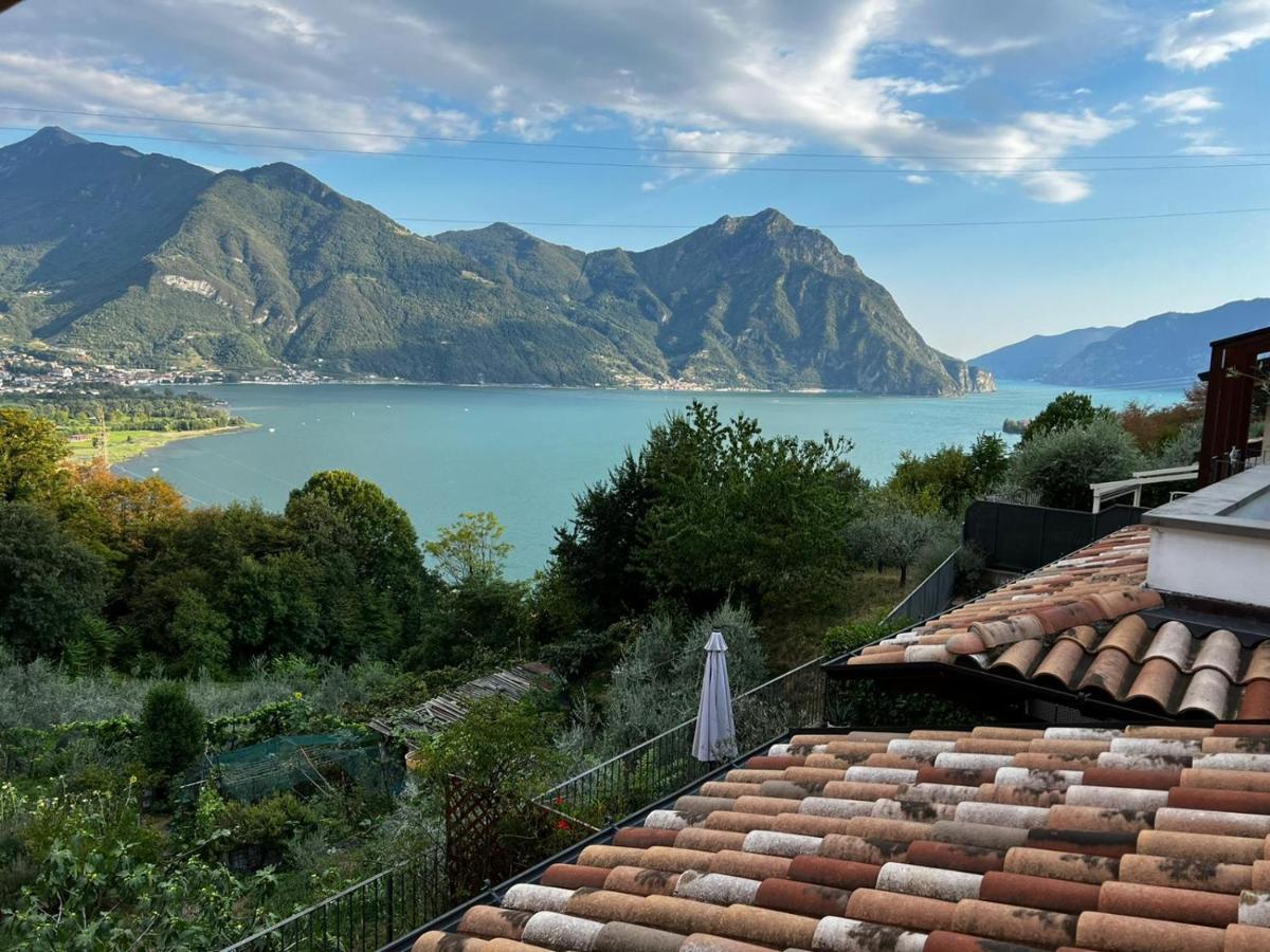 Iseo Lake Villa Con Vista Lago E Piscina Costa Volpino Eksteriør billede