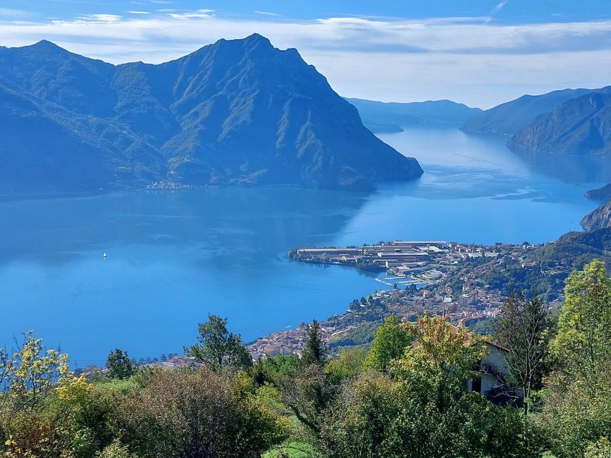 Iseo Lake Villa Con Vista Lago E Piscina Costa Volpino Eksteriør billede