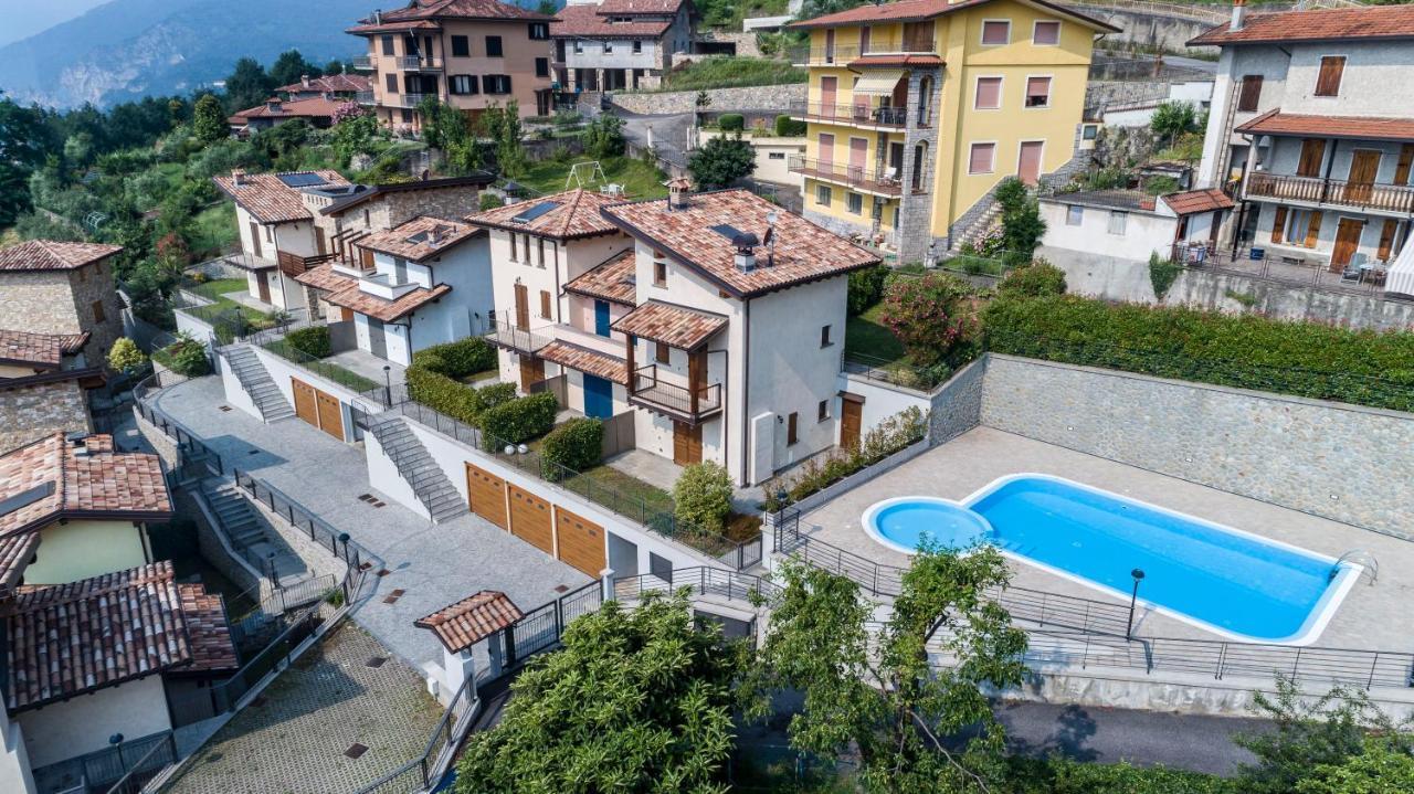 Iseo Lake Villa Con Vista Lago E Piscina Costa Volpino Eksteriør billede